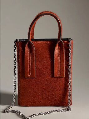 Stand Studio jessica Rust Hair calf tote